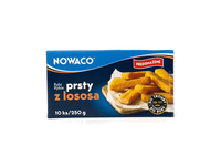 Šaldyti žuvų piršteliai NOWACO, malta lašiša, 250 g