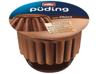 Pudingas MÜLLER šokoladinis su šokolado užpilu, 450g, 2,1%
