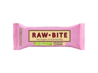 Ekologiškas traškus baltymų batonėlis su migdolais RAW BITE, 45 g