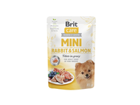 Šunų ėd. BRIT CARE MINI RAB. & SALM. 85 g