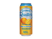 Nealkoholinis UTENOS alaus kokteilis RADLER, mangų skonio, 500 ml
