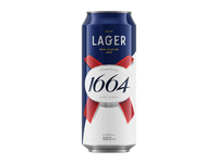 Alus KRONENBOURG 1664, 5 %, 0,5 l