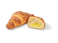 Sviestinis Prancūziškas sviestinis kruasanas su plikyto kremo įdaru, 100g