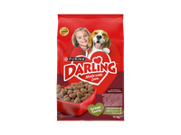 Sausas šunų ėdalas DARLING su mėsa ir daržovėmis, 10 kg