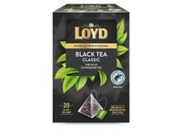 Juodosios arbatos gėrimas LOYD HORECA black, piramidės, 20 x 2g