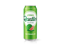 Alus UTENOS RADLER WATERMELON 2,0%, 0,5 l ska