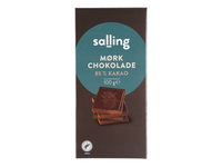 Juodasis šokoladas 85 % kakav. SALLING, 100 g