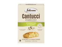Sausainiai CANTUCCI su citrinų žievelėmis ir pistacijomis, 180 g