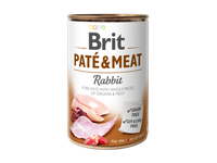 Konservuotas ėdalas šunims BRIT CARE, Rabbit Paté and Meat, 400 g