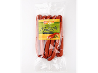 Karštai rūkytos MEDŽIOKLĖS dešrelės, aukščiausia rūšis, duj. pakuotė, 500 g