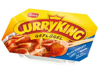 Greitai paruošiamas paukštienos užkandis MEICA CurryKing, su kario padažu, 220 g