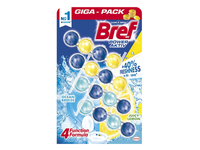 WC valiklis-gaiviklis BREF SVR Lemon + Ocean, 4 x 50 g