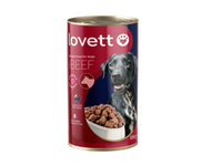 Konservuotas šunų ėdalas LOVETT su jautiena, 1.25 kg