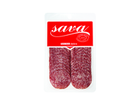 Šaltai rūkyta dešra SAVA, griežinėliais, II r,, 90g