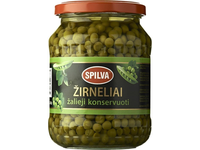 Konservuoti žirneliai SPILVA  žalieji, 450/690 g