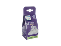 Žindukas Philips AVENT "Natural Response" silikoninis ypač greitos tėkmės (5 srauto), 2 vnt. (SCY965/02)