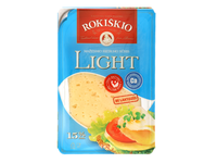 Fermentinis ROKIŠKIO sūris LIGHT (riekelės), 15% rieb. s. m., 150 g