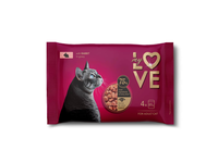Kačių ėdalas su triuš. pad. MY LOVE, 4 x 85 g