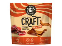 Duonos užkandžiai FLINT, Craft, vingiuoti, aštraus skonio, 80 g