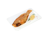 Karštai rūkyti didieji jūriniai ešeriai (Sebastes marinus) be galvų., skr., 1 kg