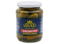 Konservuoti agurkėliai MIKADO, 680g/350g