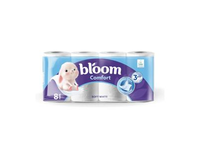 Tualetinis popierius BLOOM COMFORT SOFT WHITE, 3 sluoksnių, 8 vnt.