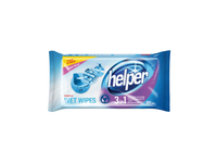 Universaliosios drėgnosios šluostės HELPER FRESH FLORAL,80vnt