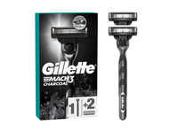 Skustuvas GILLETTE MACH3 Charcoal, +2 galvutės