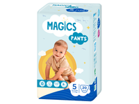 MAGICS PANTS sauskelnės-kelnaitės JUNIOR, 12-17 kg, 20 vnt.