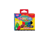 Plastilinas COLORINO, kvadratinis, 6 spalvų, 1 vnt.