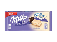 Šokoladas MILKA, White Oreo cookies, 100 g