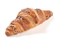 Prancūziškas sviestinis kruasanas DELIFRANCE su šokoladu ir riešutais, 75 g