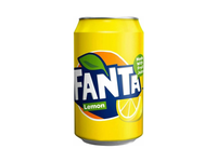 Gaivusis gėrimas FANTA Lemon,  gazuotas, 0,33 l, skardinė,