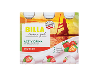 Jogurtinis gėrimas BILLA braškių skonio, 6 x 100 g