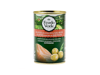 Žaliosios alyvuogės FEUDO VERDE su lašišų įdaru, 300 g