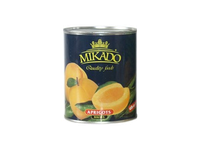 Abrikosų puselės MIKADO, 825 g/480 g