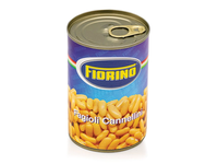 Konservuotos, baltosios pupelės FIORINO, 425 ml