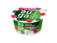 Ekol. jogurtas su mėlyn., aviet. AUGA, 125 g