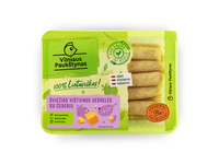 Šviežios vištienos dešrelės su čederiu (sudėtyje yra vandens), 400g