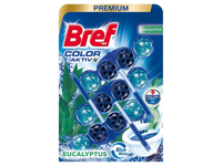 WC valiklis-gaiviklis BREF COLOR AKTIV EUCALYPTUS (3 vnt.), 150 g