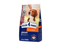 Sausas vidutinių veislių šunų pašaras CLUB 4 PAWS, 2kg
