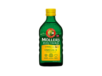 MÖLLER'S žuvų taukai, citrinų skonio, 250 ml
