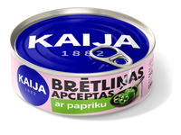 Kepti šprotai KAIJA pomidorų padaže su paprikomis, 240 g