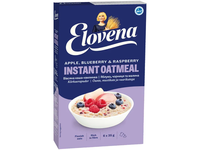 Avižinė košė NORDIC su obuoliais, mėlynėmis ir avietėmis, 210 g