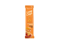 Traškus užkandis LONG CHIPS, medaus ir barbekiu skonio, 75 g