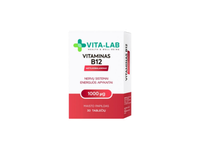 Vitaminas B12 ELEVITA VITA-LAB 1000ug, 30 tablečių