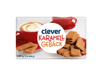 Karameliniai sausainiai CLEVER, 400 g
