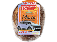 Duona su raugu ir rugin. miltais MORTA, 500 g