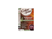 Ilgalaikiai plaukų dažai COLOR & SOIN, mėlynių raudona (11R), 135 ml