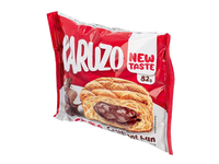 Pyragėlis su kakavos įdaru ir pieniniu šokoladu KARUZO, 82 g
